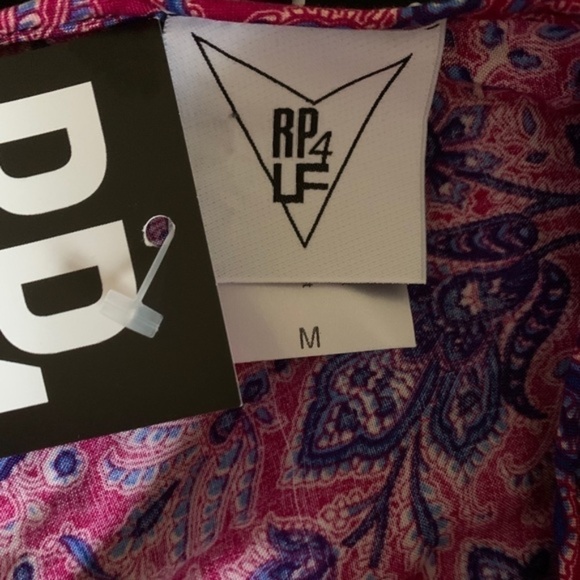 LF paisley floral cut out shift dress size M NWT - Picture 14 of 15